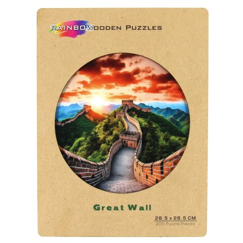 Puzzle drewniane / kolorowe - Wielki Mur Chiński Eureka 3D