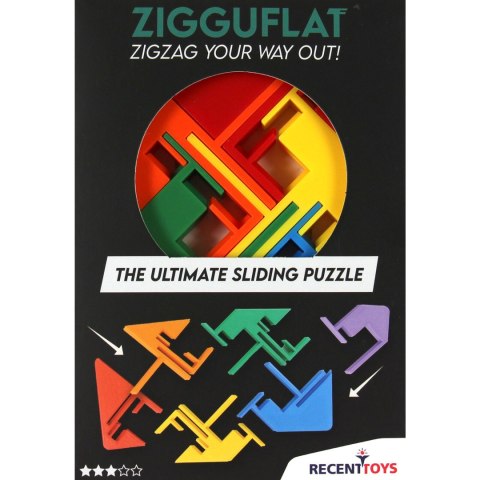 Zigguflat - łamigłówka Recent Toys - poziom 3/5 Recent Toys