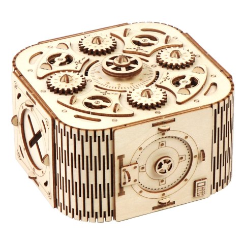 Łamigłówka TREASURE BOX - Geared Safe Secret (DIY) - poziom 3/4 Eureka 3D