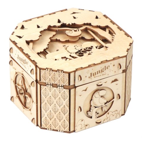 Łamigłówka TREASURE BOX - Jungle Secret (DIY) - poziom 3/4 Eureka 3D
