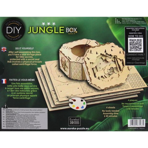 Łamigłówka TREASURE BOX - Jungle Secret (DIY) - poziom 3/4 Eureka 3D