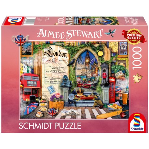 PQ Puzzle 1000 el. AIMEE STEWART Wspomnienia z Londynu / Anglia Schmidt - puzzle