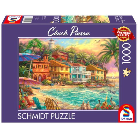 PQ Puzzle 1000 el. CHUCK PINSON Życie na wyspie Schmidt - puzzle