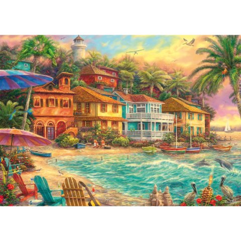 PQ Puzzle 1000 el. CHUCK PINSON Życie na wyspie Schmidt - puzzle
