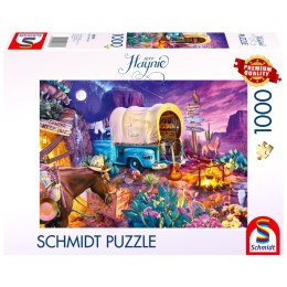 PQ Puzzle 1000 el. JEFF HAYNIE Biwak na Dzikim Zachodzie Schmidt - puzzle