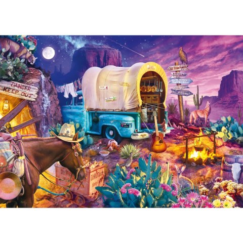 PQ Puzzle 1000 el. JEFF HAYNIE Biwak na Dzikim Zachodzie Schmidt - puzzle