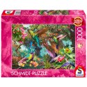 PQ Puzzle 1000 el. Kolorowe kolibry Schmidt - puzzle
