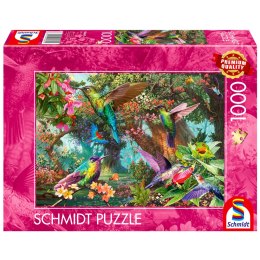 PQ Puzzle 1000 el. Kolorowe kolibry Schmidt - puzzle