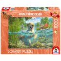 PQ Puzzle 1000 el. MARK FREDRICKSON Labrador na rybach Schmidt - puzzle
