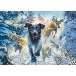 PQ Puzzle 1000 el. MARK FREDRICKSON Labrador na śniegu Schmidt - puzzle