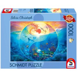 PQ Puzzle 1000 el. SILVIA CHRISTOPH W krainie morskich stworzeń (Yin & Yang) Schmidt - puzzle