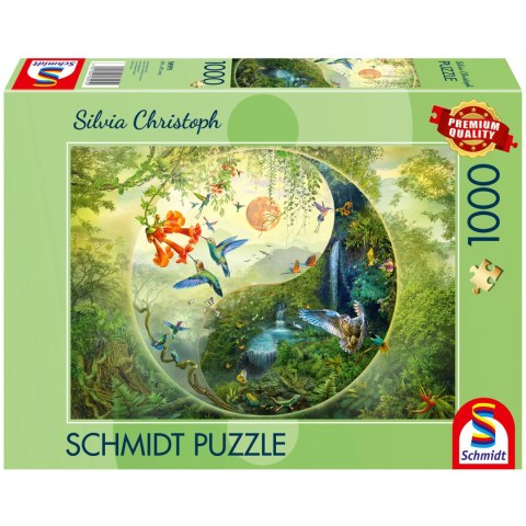 PQ Puzzle 1000 el. SILVIA CHRISTOPH W lesie kolibrów (Yin & Yang) Schmidt - puzzle