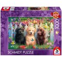 PQ Puzzle 1000 el. Słodkie szczeniaki Schmidt - puzzle