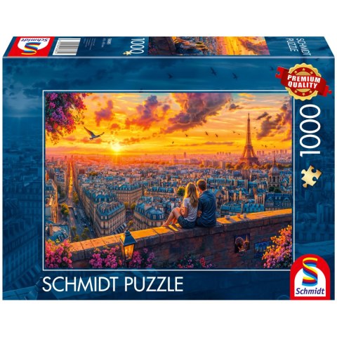 PQ Puzzle 1000 el. Szepty z dachu Paryża / Francja Schmidt - puzzle