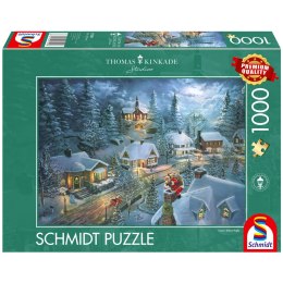PQ Puzzle 1000 el. THOMAS KINKADE Cicha noc Schmidt - puzzle