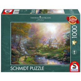 PQ Puzzle 1000 el. THOMAS KINKADE Idealny dzień Schmidt - puzzle