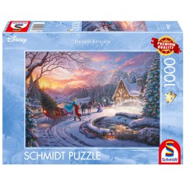 PQ Puzzle 1000 el. THOMAS KINKADE Kopciuszek - Powrót do domu na święta (Disney) Schmidt - puzzle