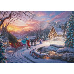 PQ Puzzle 1000 el. THOMAS KINKADE Kopciuszek - Powrót do domu na święta (Disney) Schmidt - puzzle