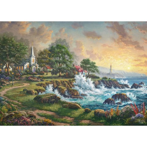 PQ Puzzle 1000 el. THOMAS KINKADE Nadmorski krajobraz Schmidt - puzzle