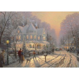 PQ Puzzle 1000 el. THOMAS KINKADE Świąteczne spotkanie Schmidt - puzzle