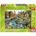 PQ Puzzle 1000 el. Wioska na skraju lasu Schmidt - puzzle