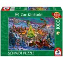 PQ Puzzle 1000 el. ZAC KINKADE Biegun północny Schmidt - puzzle