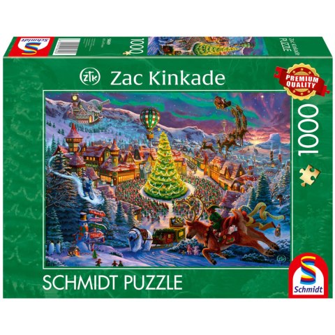 PQ Puzzle 1000 el. ZAC KINKADE Biegun północny Schmidt - puzzle