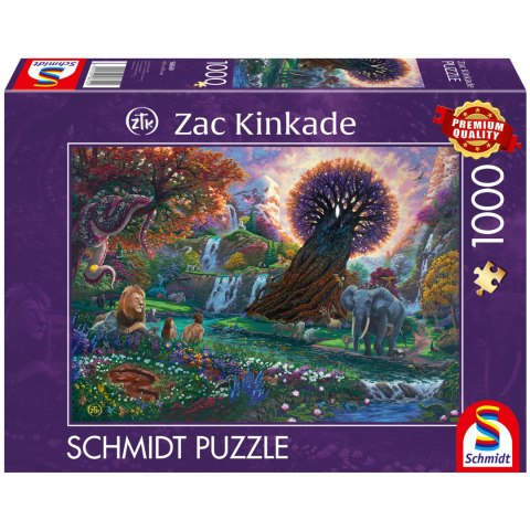 PQ Puzzle 1000 el. ZAC KINKADE Ogród Eden Schmidt - puzzle