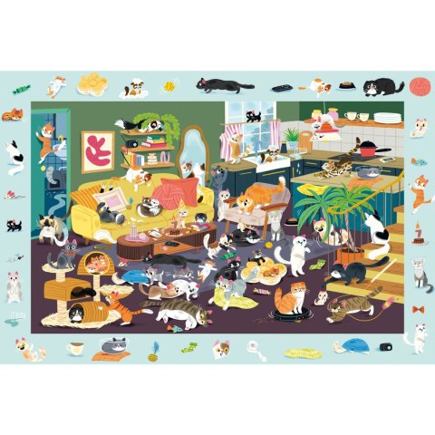 PQ Puzzle 150 el. Wszędzie koty Schmidt - puzzle