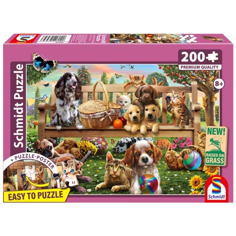 PQ Puzzle 200 el. Czas na piknik Schmidt - puzzle