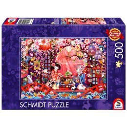 PQ Puzzle 500 el. Japońska ceremonia picia herbaty Schmidt - puzzle
