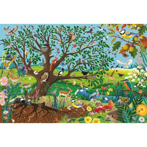 PQ Puzzle 60 el. Zwierzęta w ogrodzie Schmidt - puzzle
