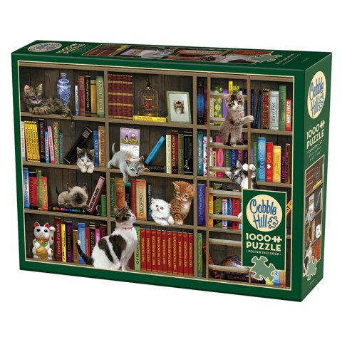 Puzzle 1000 el. Bibliokotkarze Cobble Hill
