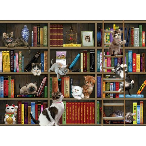Puzzle 1000 el. Bibliokotkarze Cobble Hill