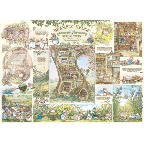 Puzzle 1000 el. Brambly Hedge: Wiosna Cobble Hill