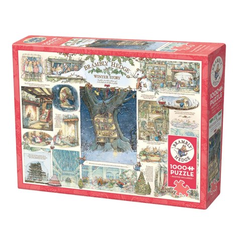 Puzzle 1000 el. Brambly Hedge: Zima Cobble Hill