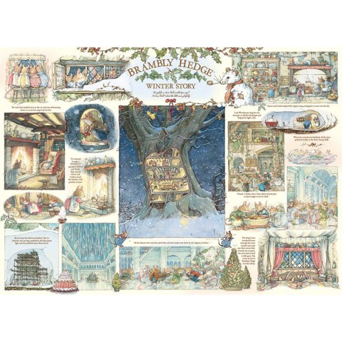 Puzzle 1000 el. Brambly Hedge: Zima Cobble Hill