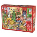 Puzzle 1000 el. Jak złapać Świętego Mikołaja? Cobble Hill