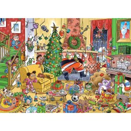 Puzzle 1000 el. Jak złapać Świętego Mikołaja? Cobble Hill