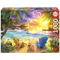 Puzzle 1000 el. Kocham plażę Educa