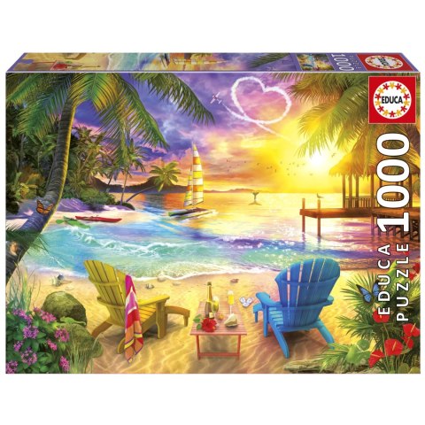 Puzzle 1000 el. Kocham plażę Educa