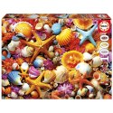 Puzzle 1000 el. Kolorowe muszelki Educa