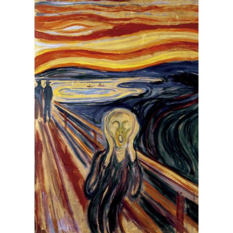 Puzzle 1000 el. Krzyk, Edvard Munch Educa