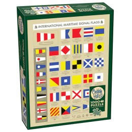 Puzzle 1000 el. Morskie flagi sygnałowe Cobble Hill