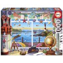Puzzle 1000 el. Pokój z widokiem na morze Educa