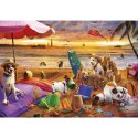 Puzzle 1000 el. Psy na plaży Educa