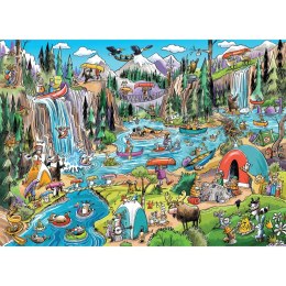Puzzle 1000 el. Weekend w kajaku Cobble Hill