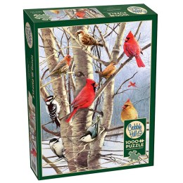 Puzzle 1000 el. Zimowe ptaki Cobble Hill