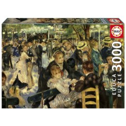Puzzle 3000 el. Bal w Moulin de la Galette, Auguste Renoir Educa