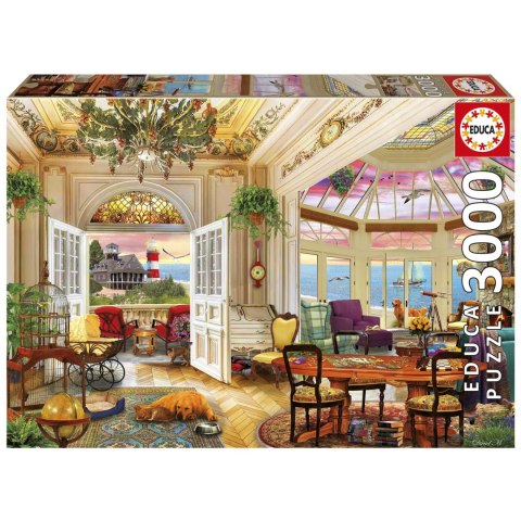 Puzzle 3000 el. Życie nad morzem Educa